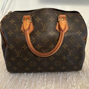 Louis Vuitton Monogram Brown Speedy 25